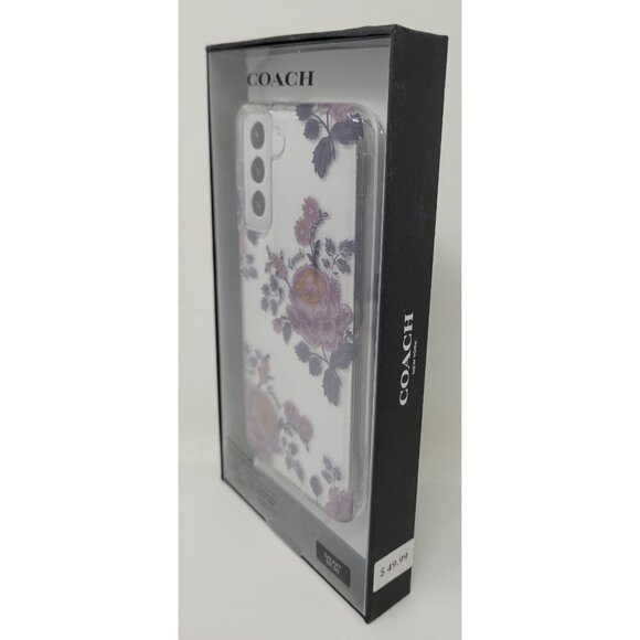Coach Protective Case for Samsung Galaxy S21 5G / S21 - Moody Floral Purple - Picture 2 of 5